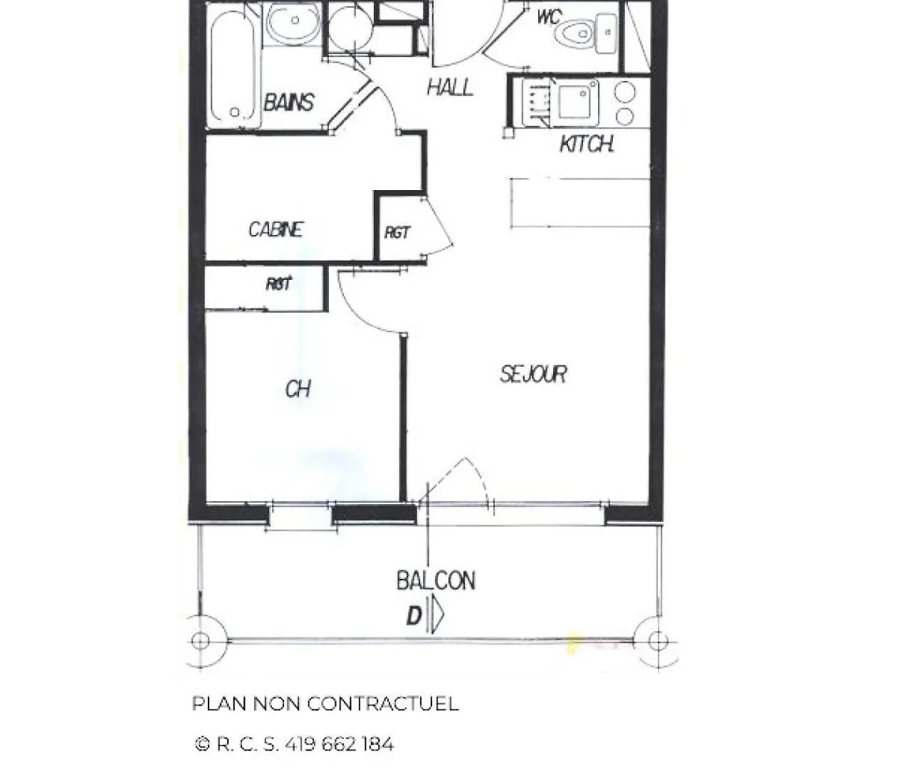 Residence Courmayeur - Appartement 6 Personnes Ski Aux Pieds Aux Menuires Mae-3874 Saint-Martin-de-Belleville 0*,  France