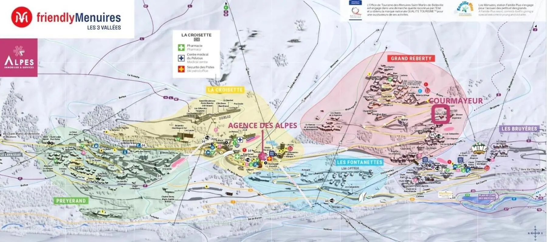 Apartment Residence Courmayeur - Appartement 6 Personnes Ski Aux Pieds Aux Menuires Mae-3874 Saint-Martin-de-Belleville